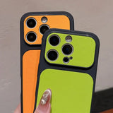 Luxury Matte Leather Hard  Phone Case For iPhone