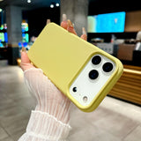 Bright Fluorescent Liquid Silicone Soft Case For iPhone