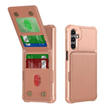 Ultra Shockproof Card Holder Magnetic Case For Samsung Galaxy