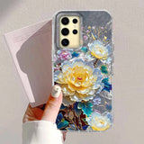 Luxury INS Lotus Flower Colorful Y2K Girls Print Women Case For Samsung