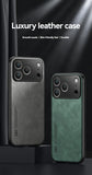 Premium Leather MagSafe-Compatible Case For All iPhone Models