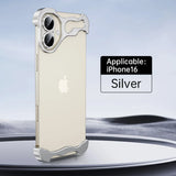 Aluminum Alloy Frameless Shockproof Irregular Metal Bumper Case For iPhone