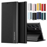 Luxury Leather Flip Case For Samsung Galaxy S26