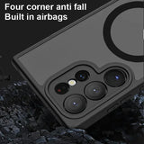 Magnetic Luxury Matte Phone Case For Samsung Galaxy