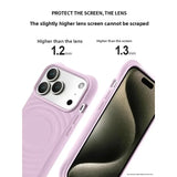 High Quality Magnetic Solid Color Liquid Silicone Wave Pattern Case For IPhone
