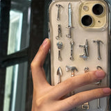 Creative handmade fork and knife case for iPhone