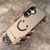 Silver Smile Case For Samsung Galaxy