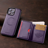 Magnetic Anti-Theft Detachable Leather Case For iPhone