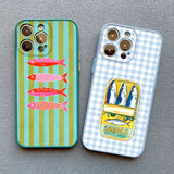 Sardines Color Fish Funny Phone Case For iPhone