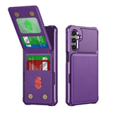 Ultra Shockproof Card Holder Magnetic Case For Samsung Galaxy