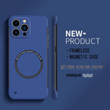 Ultra Thin Hard PC Magnetic Frameless Case For iPhone