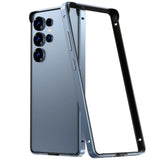 Durable Aluminum Silicone Hybrid Bumper Case For Samsung