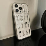 Creative handmade fork and knife case for iPhone