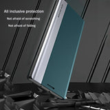 Luxury Plating Leather Flip Case For iPhone