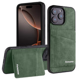 Wallet-style genuine leather phone case For iPhone
