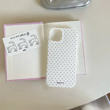 INS polka dots Shockproof Case for iPhone