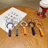 Luxury Wrist Strap Ring Lanyard Magnetic Wireless Charge Clear Case for iPhone