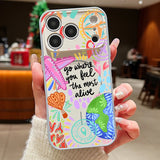 Airplane Painting Print Magnetic Phone Case For iPhone
