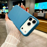 Bright Fluorescent Liquid Silicone Soft Case For iPhone