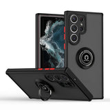 Luxury Matte Armour Magnetic Stand Phone Case For Samsung S26