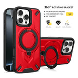 360° Rotating Bracket Shockproof Magnetic Case for iPhone