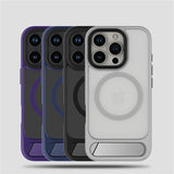 Invisible Folding Stand Magnetic Case For iPhone