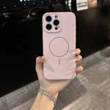 Original Liquid Silicone Magnetic Case For iPhone