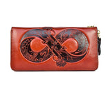 Genuine leather wallet phone bag