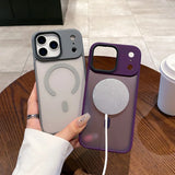 Full Camera Anti-knock Anti-fingerprint Shell Magnetic Case For iPhone