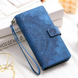 Leather Card Holder Wallet  Case For Samsung Galaxy