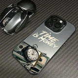 Time is money Pattern Shockproof  Case For iPhone
