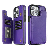 Wallet RFID Blocking Layer Protect Magnetic Flip Leather Case For iPhone