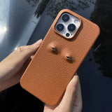 Unique Eye Design Genuine Leather Case For Iphone