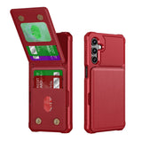 Ultra Shockproof Card Holder Magnetic Case For Samsung Galaxy