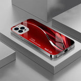 Electroplated glass Shockproof Case for iPhone