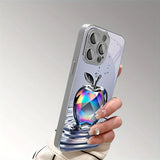 Luxury Aurora Diamond Water Drop For Apple Pattern Case For iPhone