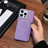 Leather Magnetic Case For iPhone