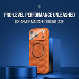 Plating Magnetic  Heat Dissipation Breathable Case For iPhone