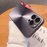 Luxury Laser Aurora CD Pattern Matte Case For iPhone