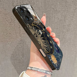Creative Sun Person Pattern Tempered Glass For iPhone