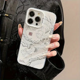 Dragon pattern print Case for iPhone