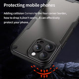 Frosted Shockproof Lens Full Case For iphone