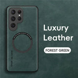 Magnetic Leather Phone Case For Samsung