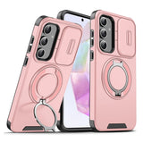 Folding Bracket Slide Magnetic Phone Case For Samsung