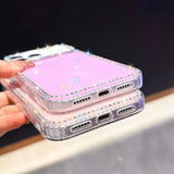Shiny Little Stars Glitter Diamond Clear Phone Case For iPhone