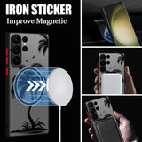 Coconut Palm Pattern Magnetic Case For Samsung Galaxy