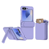 Wallet Card Insertion Folding Phone Case for Samsung Galaxy Z Flip