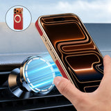 Magnetic Genuine Cowhide Leather Case for iphone