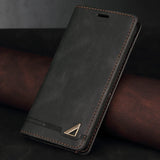 Anti-theft Flip Leather Wallet Case For Iphone