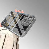 Luxury Aircraft Instrument Pattern Tempered Glass Case For iPhone